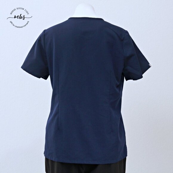 Bundle‎ of 2 Figs Catarina One Pocket Scrub Tops Blue Green Women M Style FW1000 - Picture 13 of 16